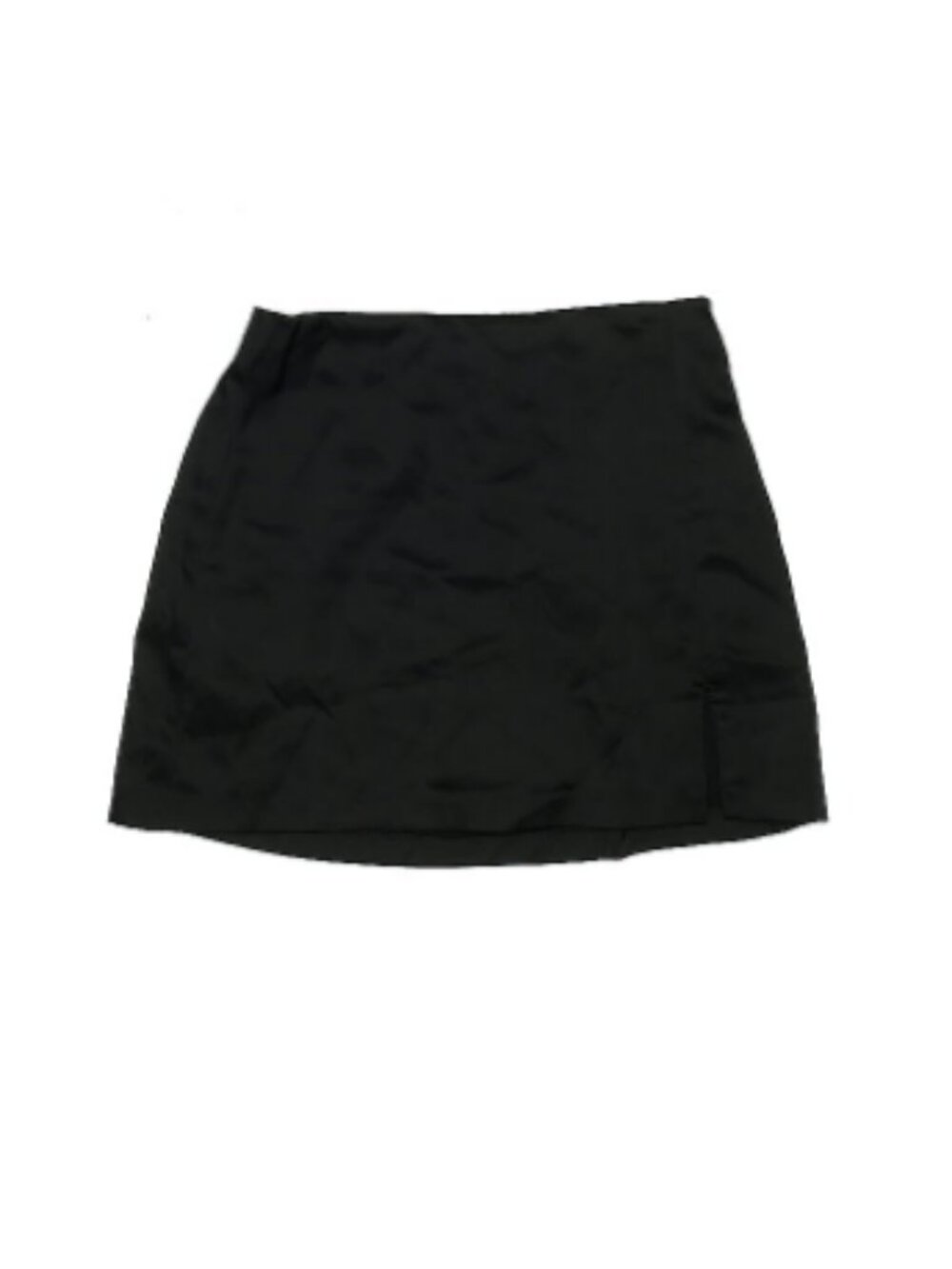 Abercrombie Black Skort NWT Satin